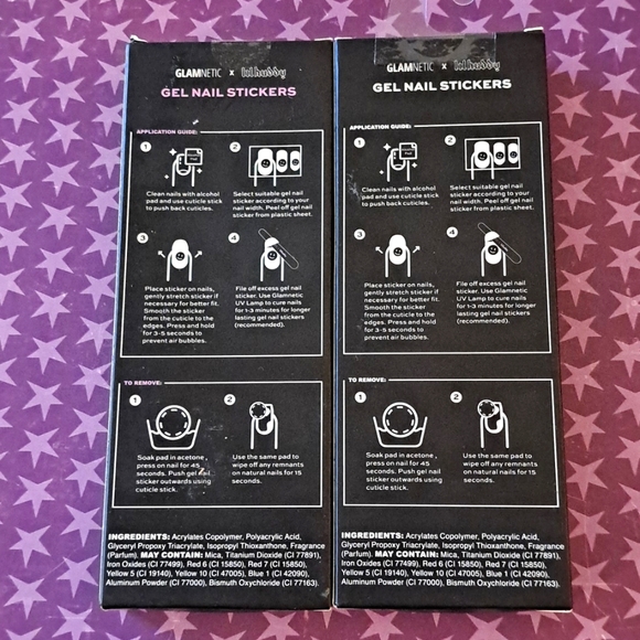 Two sets gel nail stickers - Picture 2 of 3